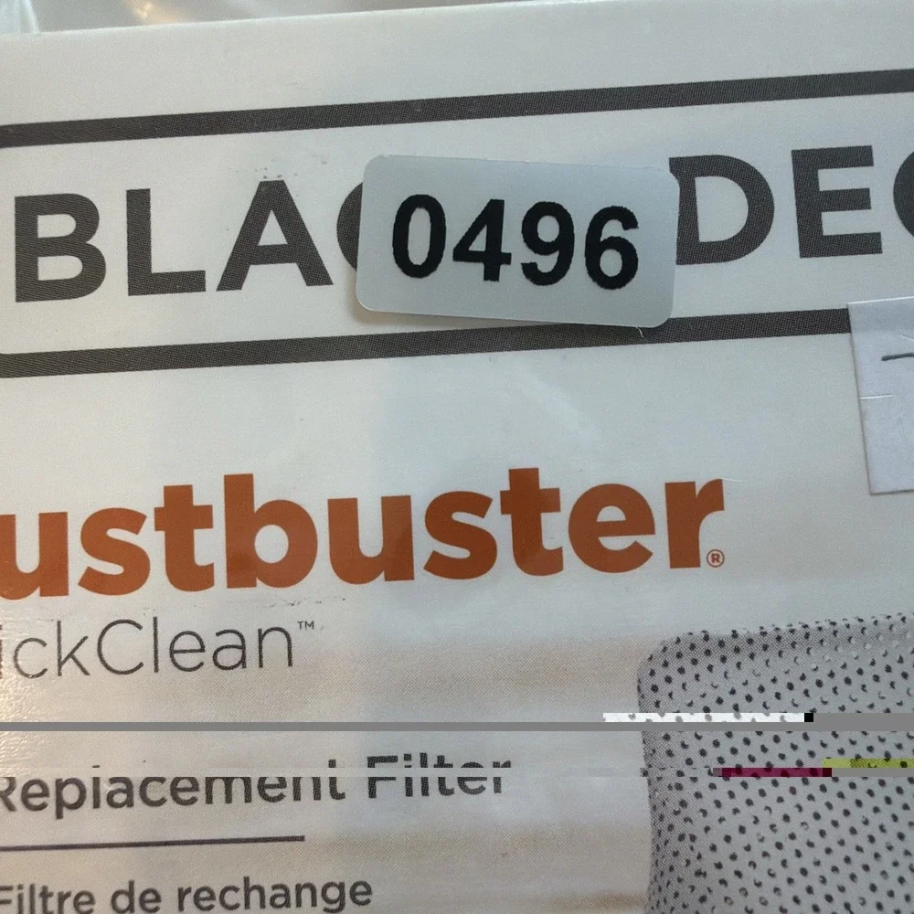 4-pack BLACK+DECKER Dustbuster Replacement Vacuum Filter • HNVCF10 • White